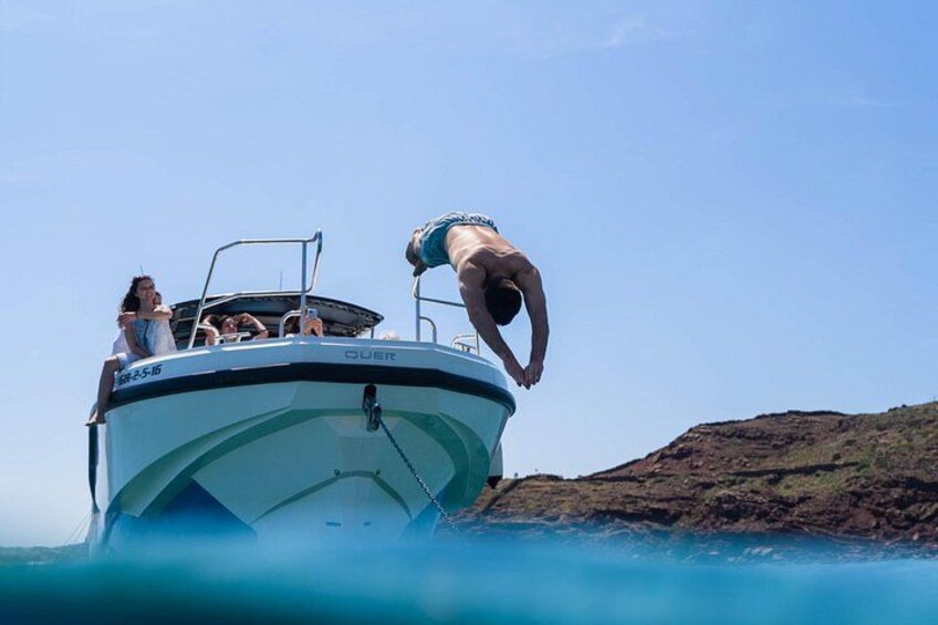 Tour of the North Coast of Menorca by Boat 1