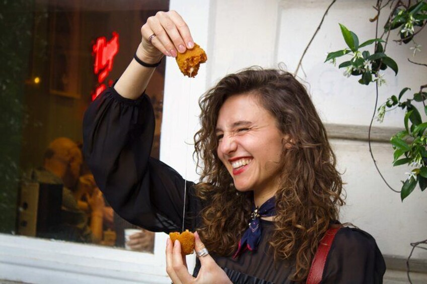 Supplì mozzarella e pomodoro 2
