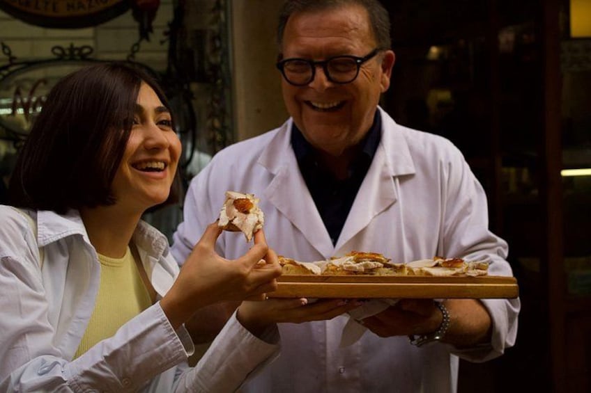 Try Porchetta Panini on our Food Tour in Trastevere 3