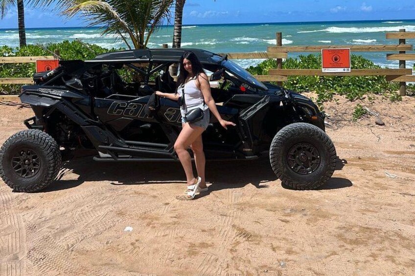 Private San Juan Beach Tour Can Am UTV Experience Off Road 5