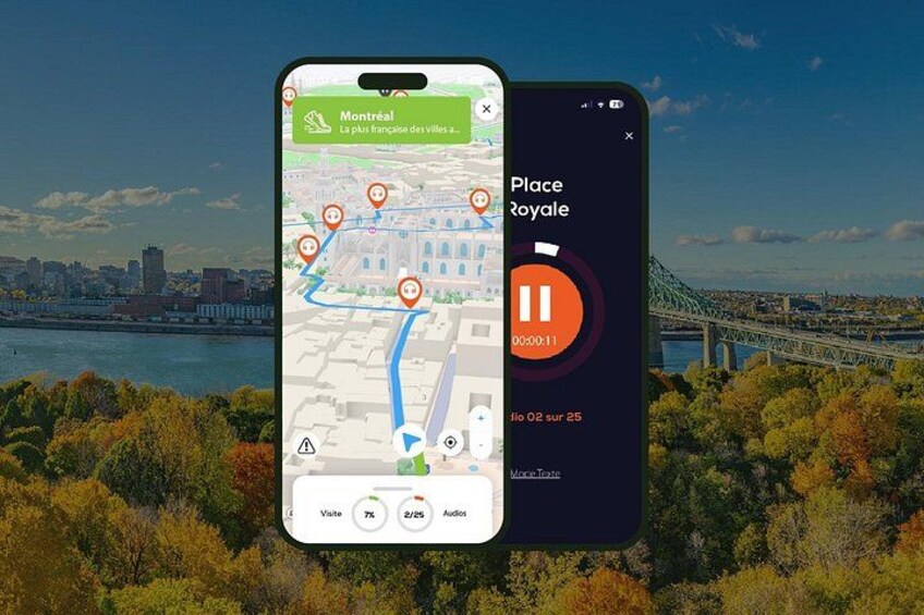 GPS Audioguide application: Discover the history of the Quebec metropolis (Offline). 1