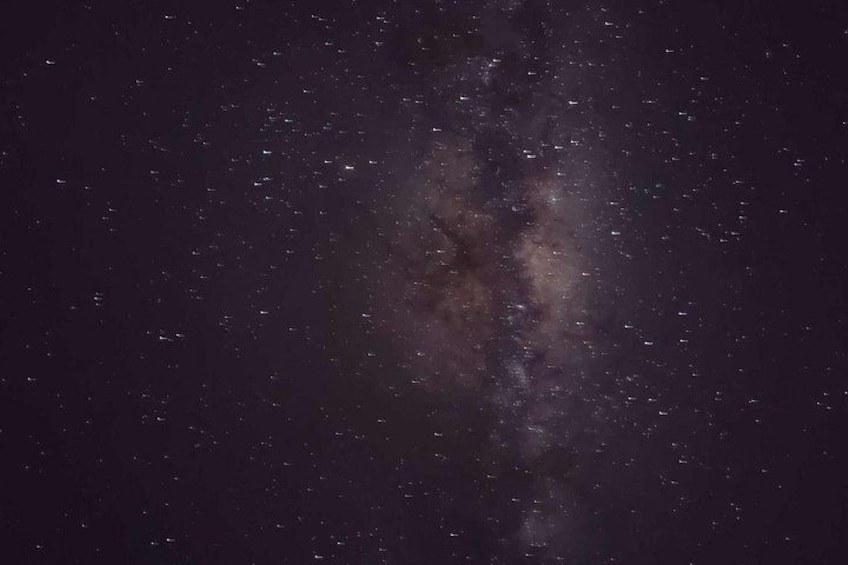 A starry night sky with the Milky Way galaxy. 1
