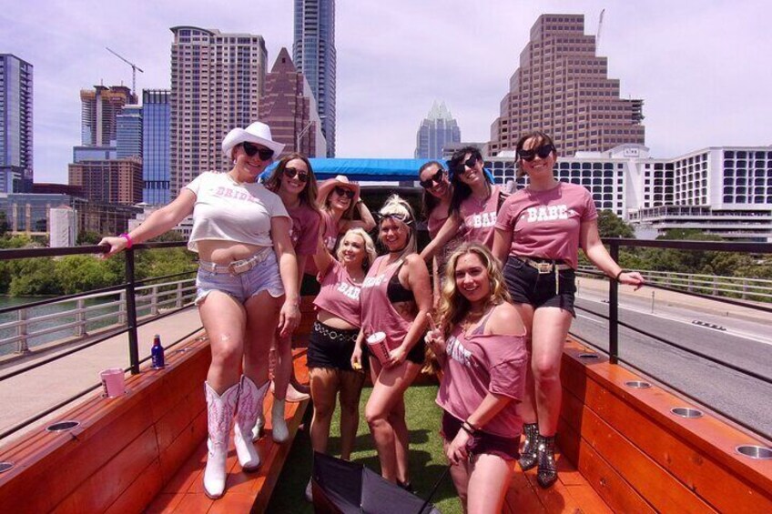 BYOB Roofless Party Bus Tour in Downtown Austin (20 Person Max)