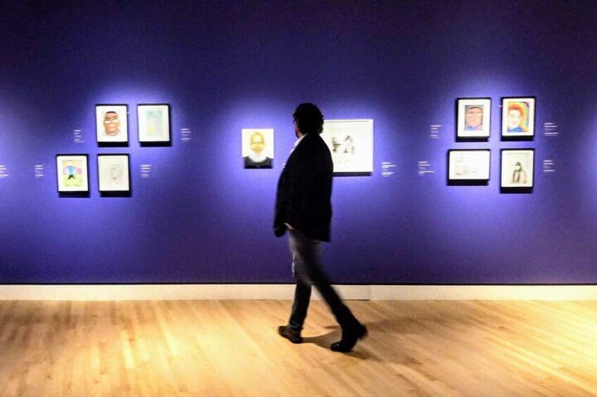 Cap'n Hines at Crystal Bridges exhibit 2