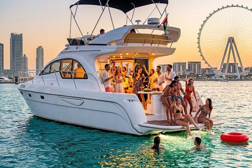 Dubai Private Yacht Cruise boat tour with Optional BBQ 1