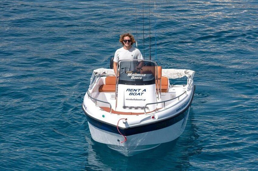 4-Hour Private Boat Rental Without Skipper at Agios Nikolaos 3