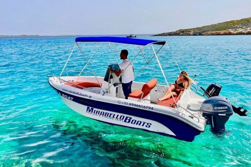 4-Hour Private Boat Rental Without Skipper at Agios Nikolaos 3