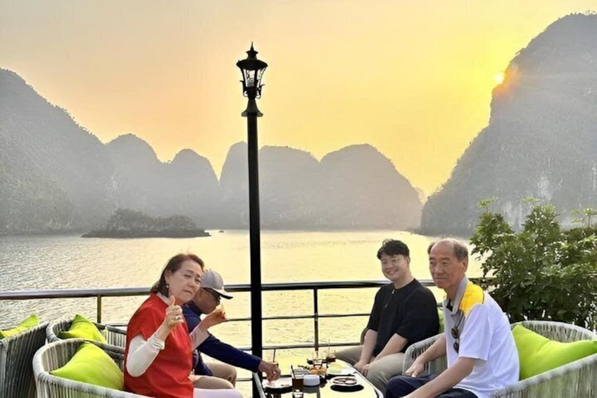 Luxury Scenic Ha Long Bay Hercules Grand Cruise with Buffet Lunch 2