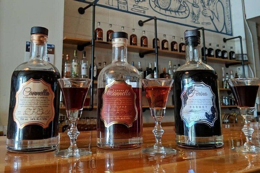 Downtown Reno Distillery Tasting Flight and Signature Cocktail 3