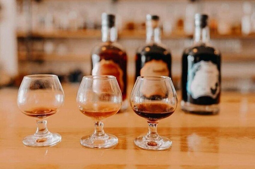 Downtown Reno Distillery Tasting Flight and Signature Cocktail 2