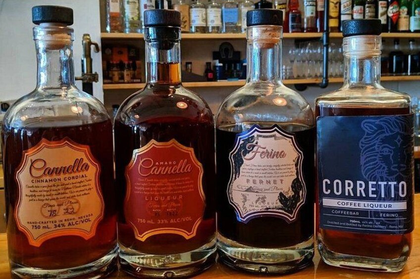 Downtown Reno Distillery Tasting Flight and Signature Cocktail 2