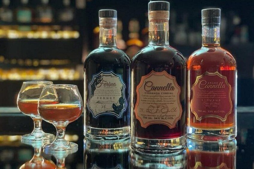 Downtown Reno Distillery Tasting Flight and Signature Cocktail 1