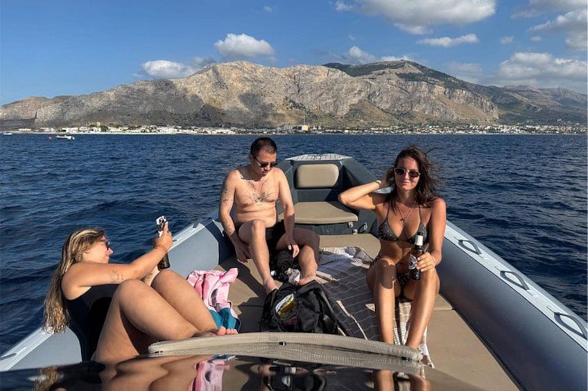 Palermo Boat tour to Mondello and Capo Gallo with snack drink 2