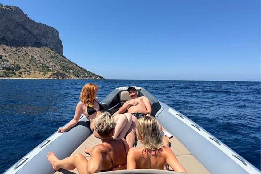 Palermo Boat tour to Mondello and Capo Gallo with snack drink 3