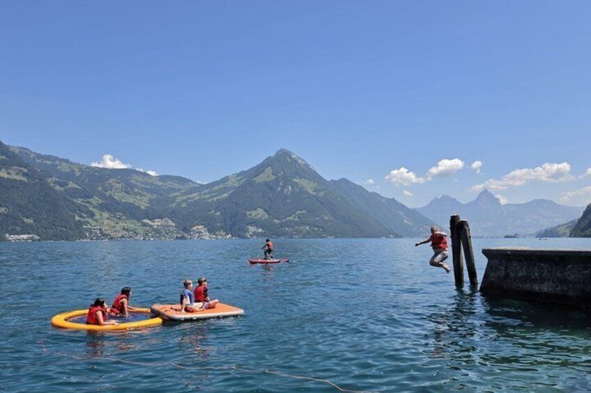 Unique Private Experience by Lake Lucerne (BBQ & Water Sports) 1