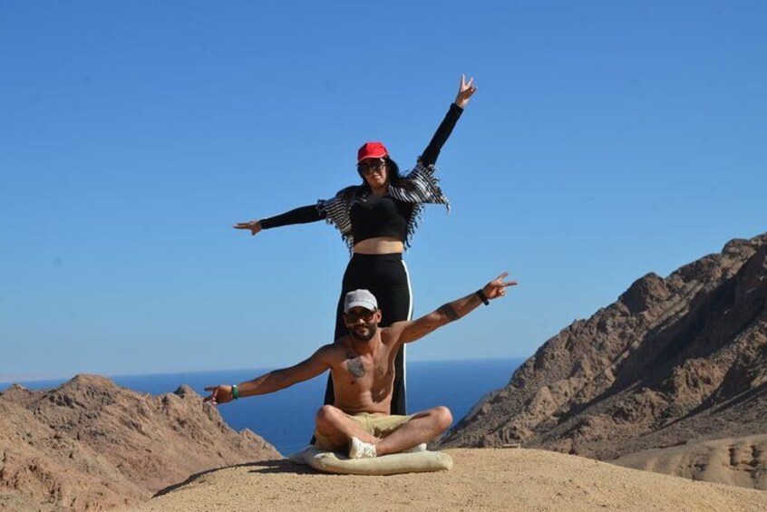 From Sharm:Dahab & Colored Canyon Jeep Safari, Snorkeling & Lunch 4