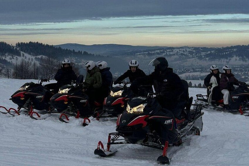 Snowmobile & Quad Adventure with Bonfire from Krakow 1