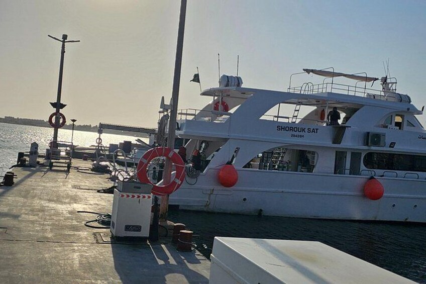 Tour Vessel docked on the marina 1