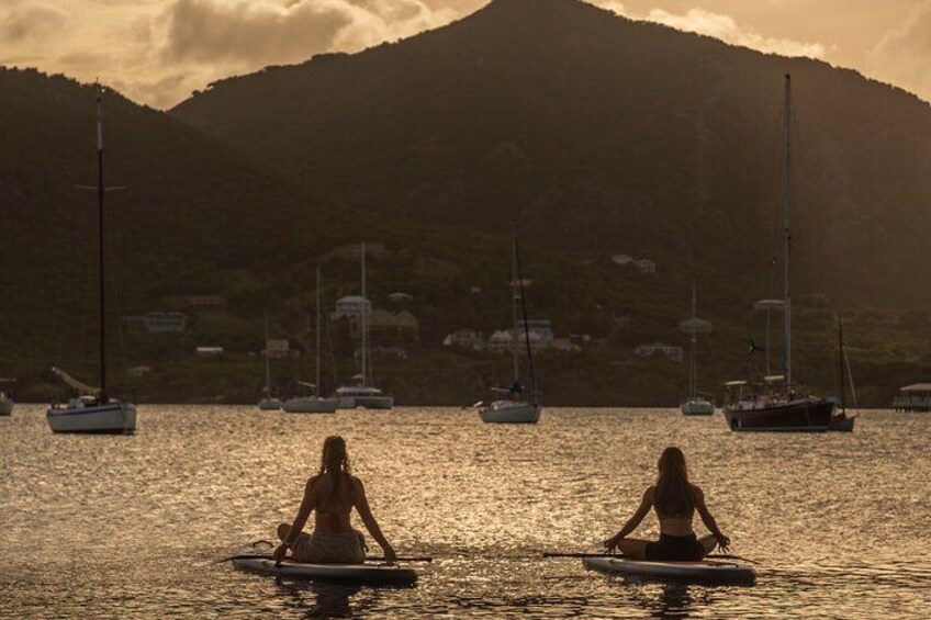 Paddle Board Yoga in Falmouth 1
