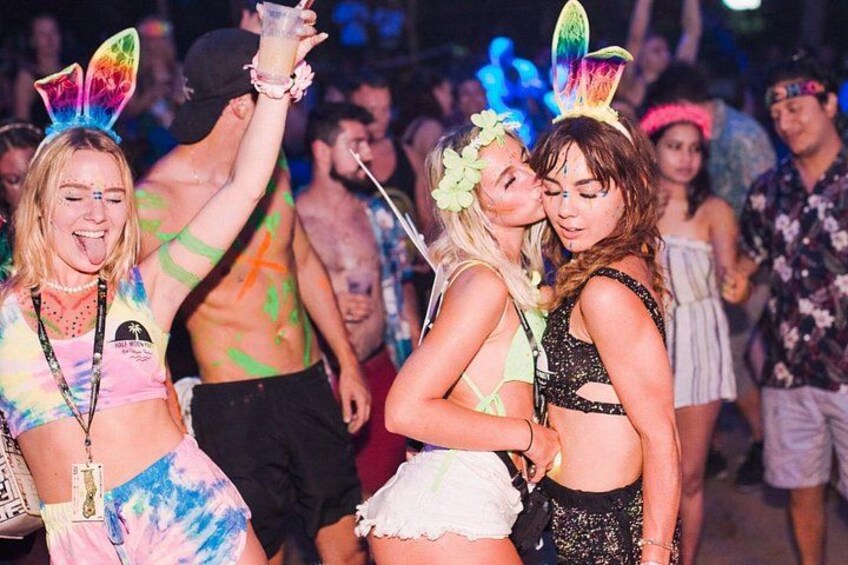 Koh Phangan Halfmoon Festival Party Ticket Pass and DJ Night 1