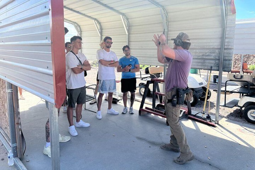 Las Vegas Outdoor Machine Gun and Rifle Shooting with Shuttle 3