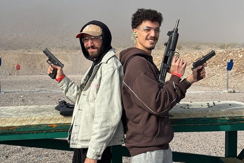 Las Vegas Outdoor Machine Gun and Rifle Shooting with Shuttle 2