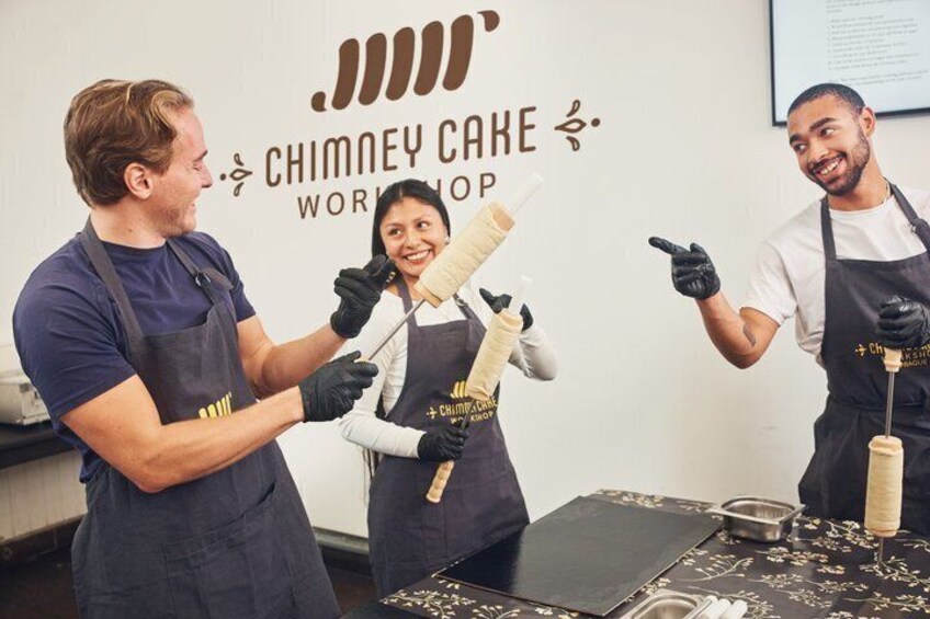 Prague Traditional Chimney Cake Trdelník Making Workshop 2