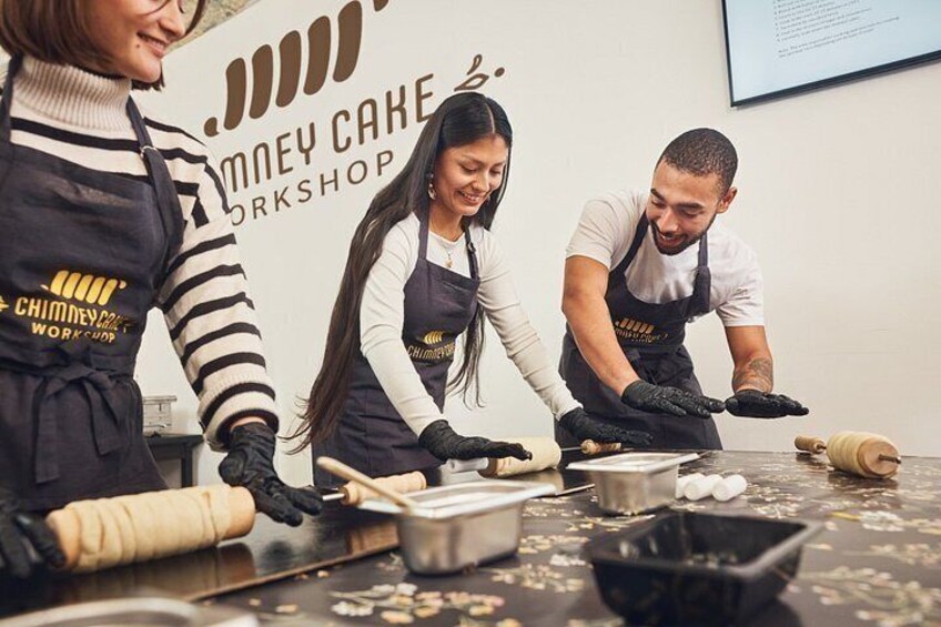Prague Traditional Chimney Cake Trdelník Making Workshop 4