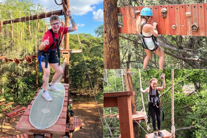 High Ropes Adventure Course at Coral Crater 1