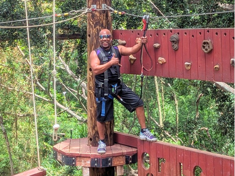 High Ropes Adventure Course at Coral Crater  2