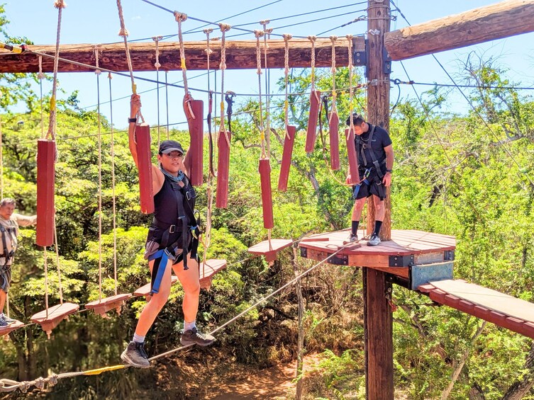 High Ropes Adventure Course at Coral Crater  3