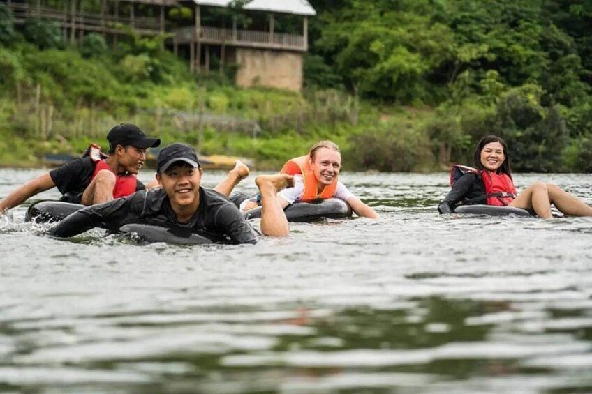 Kayaking Luang Prabang on Nam Khan River 2