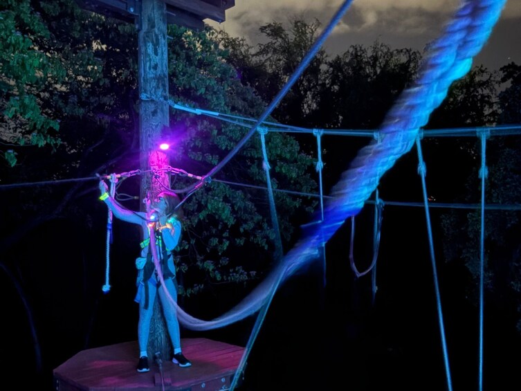 Night Ninja Adventure Course with Campfire S’Mores 3