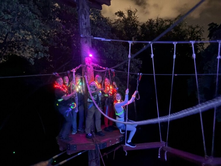 Night Ninja Adventure Course with Campfire S’Mores 4