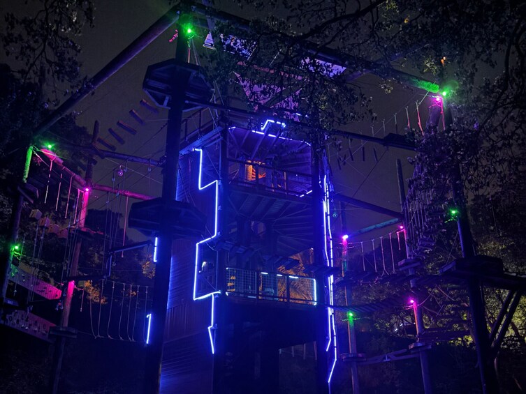 Night Ninja Adventure Course with Campfire S’Mores 2