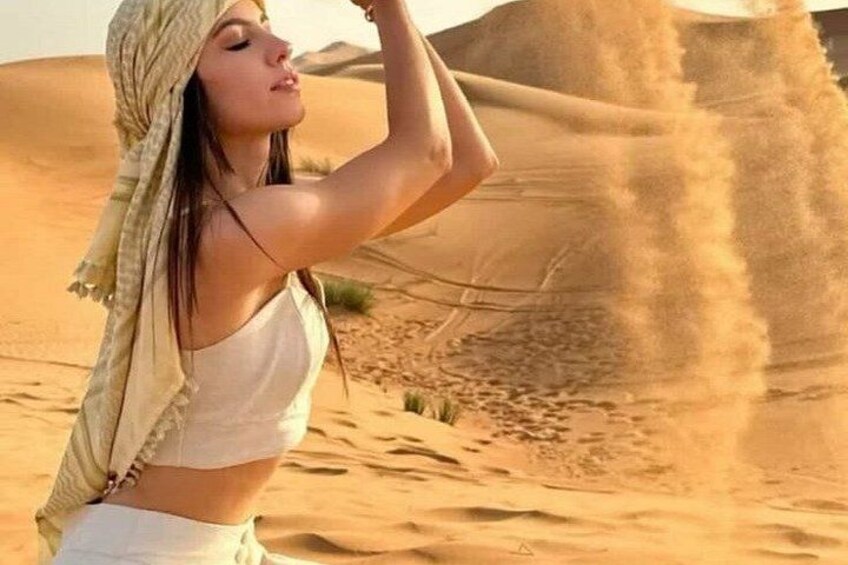 Dubai Desert Safari with Dune Bashing, Camel Ride and BBQ Dinner 2