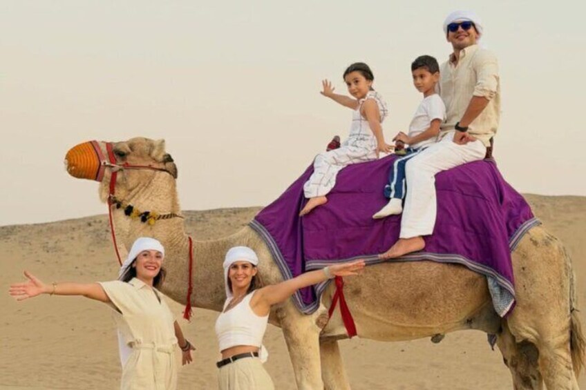 Dubai Desert Safari with Dune Bashing, Camel Ride and BBQ Dinner 4