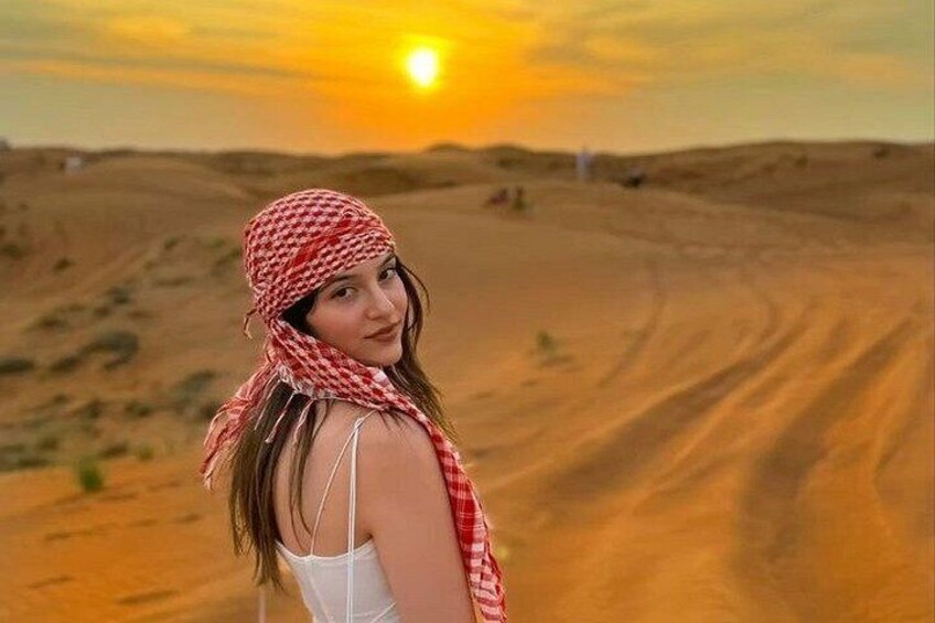 Dubai Desert Safari with Dune Bashing, Camel Ride and BBQ Dinner 4