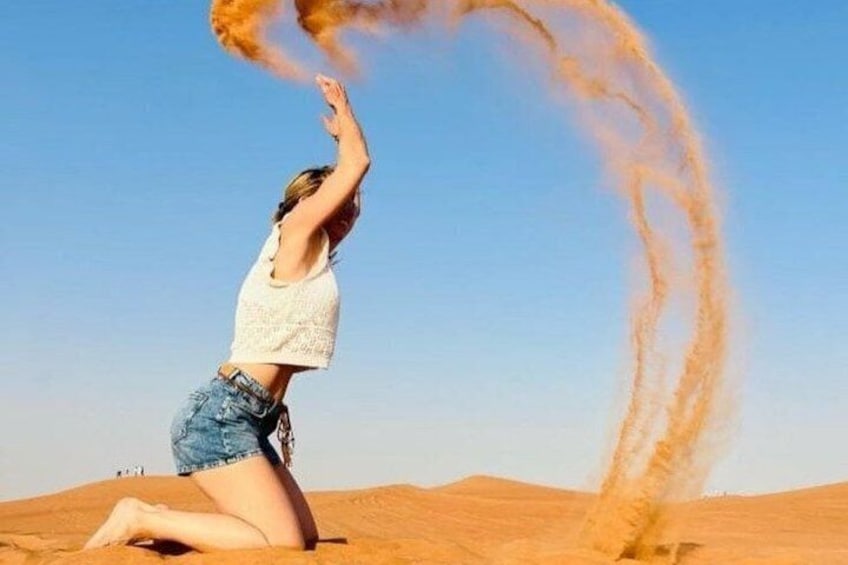 Dubai Desert Safari with Dune Bashing, Camel Ride & BBQ Dinner 3