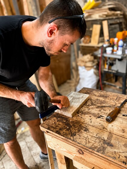 Picture 4 for Activity Gjirokaster: Wood Crafting Class 2