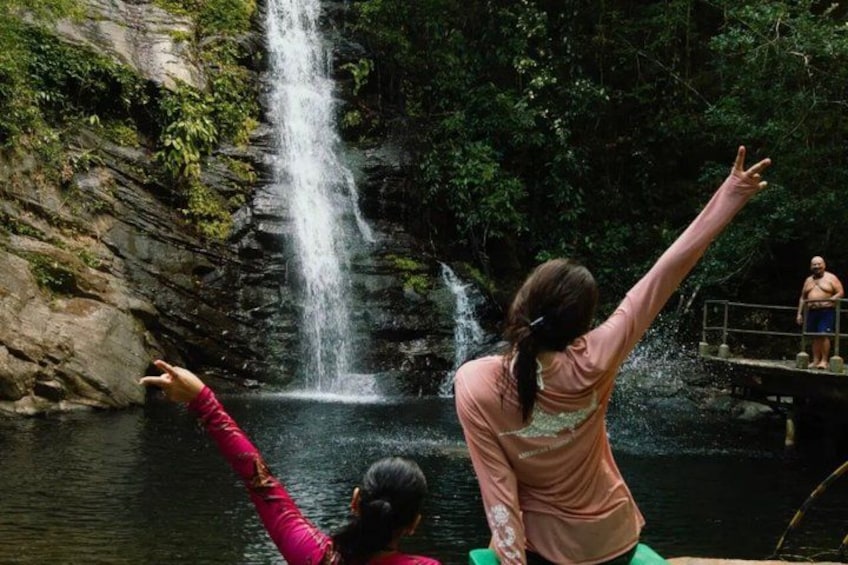 Swim and Unwind at a Scenic Waterfall from Hopkins Village 1