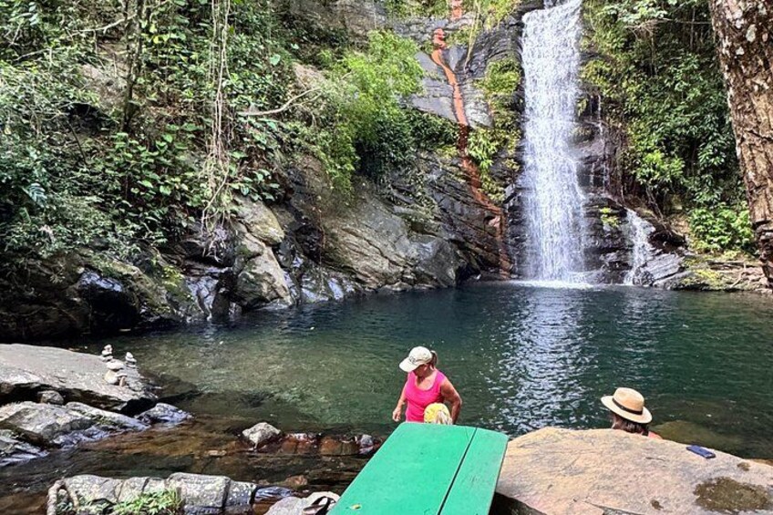 Swim and Unwind at a Scenic Waterfall from Hopkins Village 1
