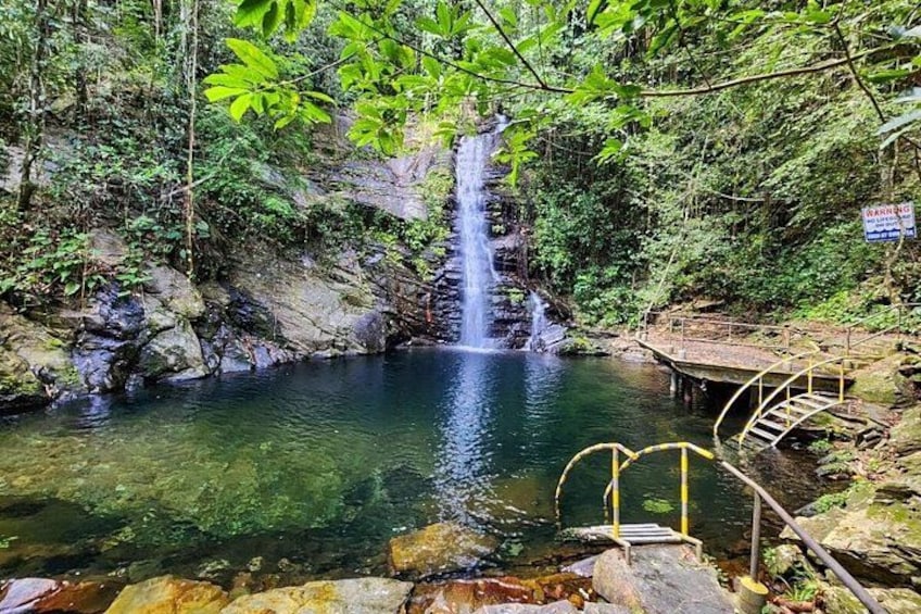 Swim and Unwind at a Scenic Waterfall from Hopkins Village 2
