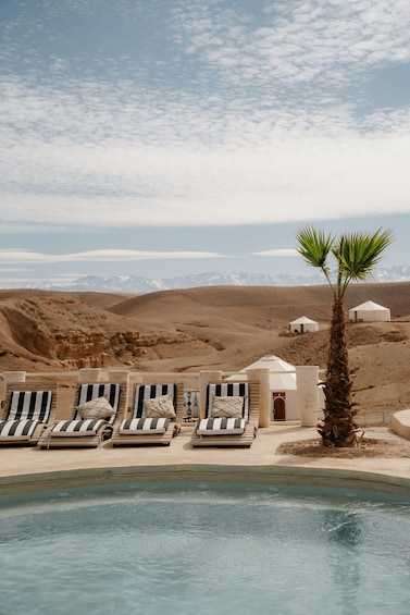 Agafay Desert : Pool and Dinner Pass with Fire Show 1