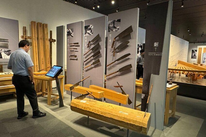 Kobe Takenaka Carpentry Tools Museum with an Expert Guide 5