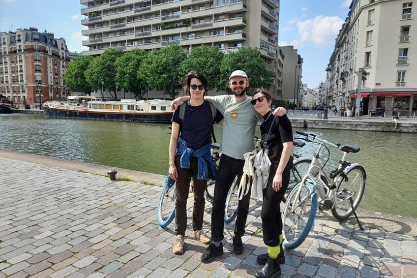 Cycling along the Canal Saint-Martin 5