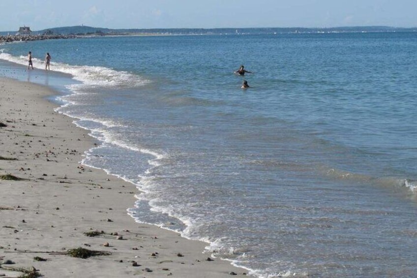 Beach Ferry In Plymouth to Browns Bank Sandbar 4
