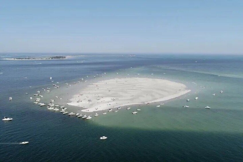 Beach Ferry In Plymouth to Browns Bank Sandbar 1