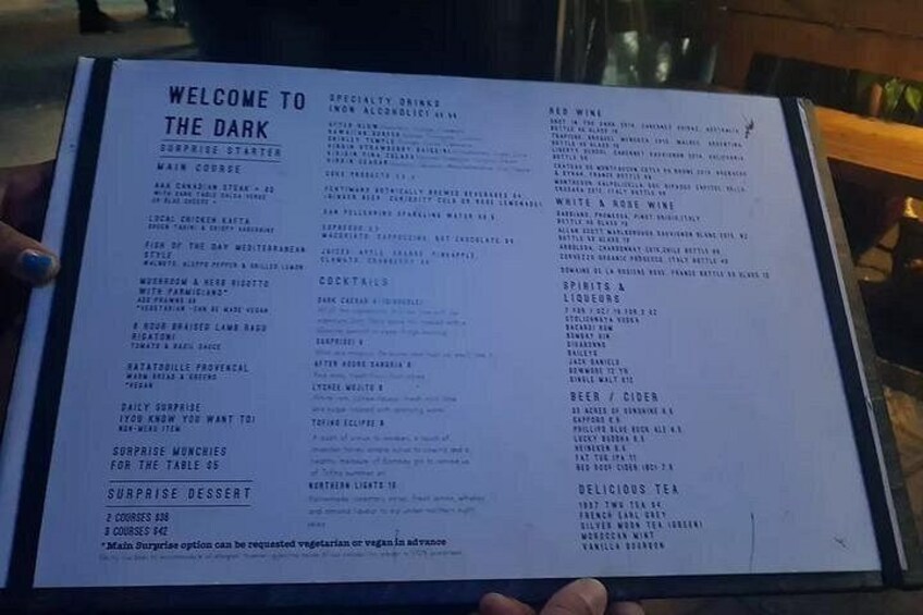 Vancouver Dark Table: Unique Blind Dining Experience 3