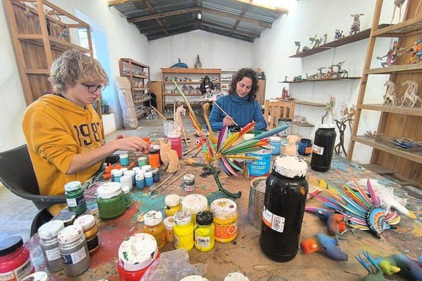 Paint Your Alebrije with Mixed Tribes 15 Minutes from City 1
